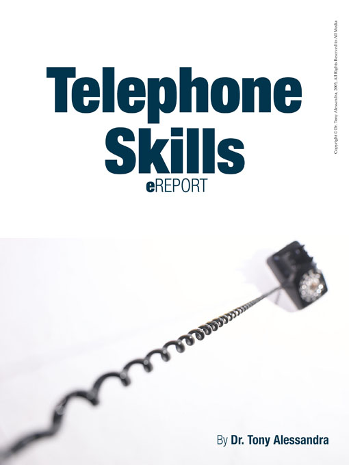 Title details for Telephone Skills ebook by Tony Alessandra - Available
